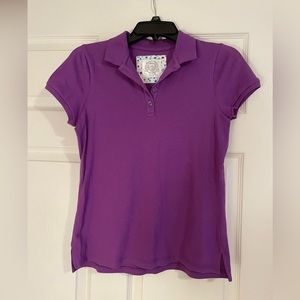 Justice Girls Purple Polo